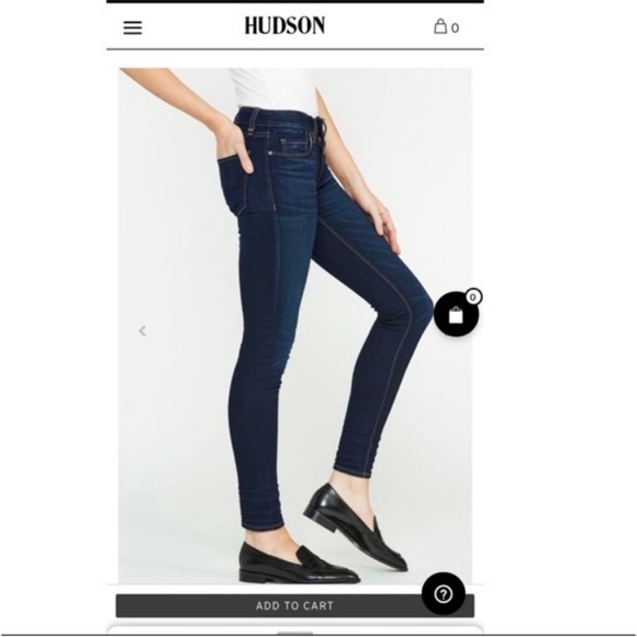 NWT Hudson Krista Low Rise Jeans - Picture 2 of 9